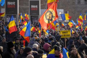 Protestas en Rumania por inhabilitación de candidato presidencial