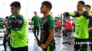 Entrenamiento de la selección boliviana