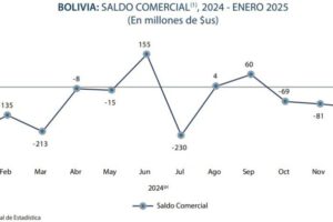 Déficit comercial Bolivia 2024