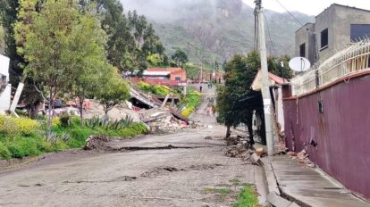 Estado de emergencia en Señor de Mayo por movimientos de tierra