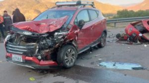Choque entre motorizados en Tupiza