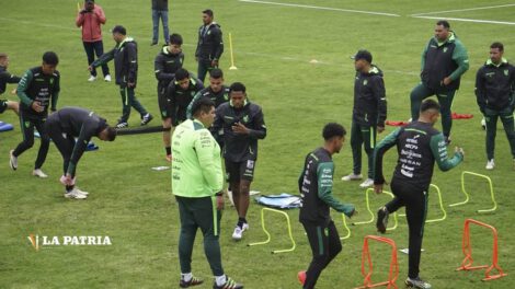 Entrenamiento de la selección boliviana para las eliminatorias