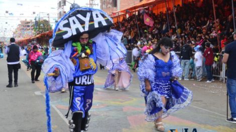 Carnaval de Oruro destaca movimiento económico y afluencia de visitantes