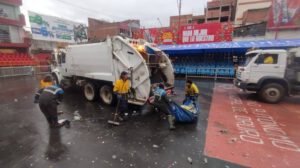 Recolección de residuos Carnaval Oruro