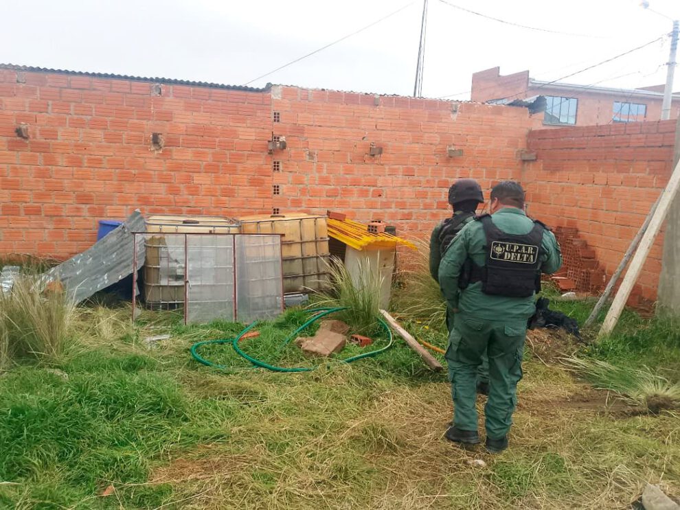 Incautación de carburantes por la Policía Boliviana