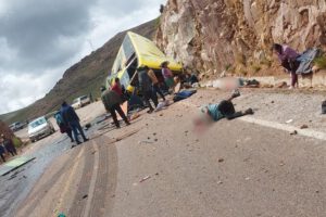 Accidente en ruta Potosí – Sucre