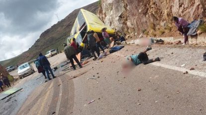 Accidente en ruta Potosí – Sucre