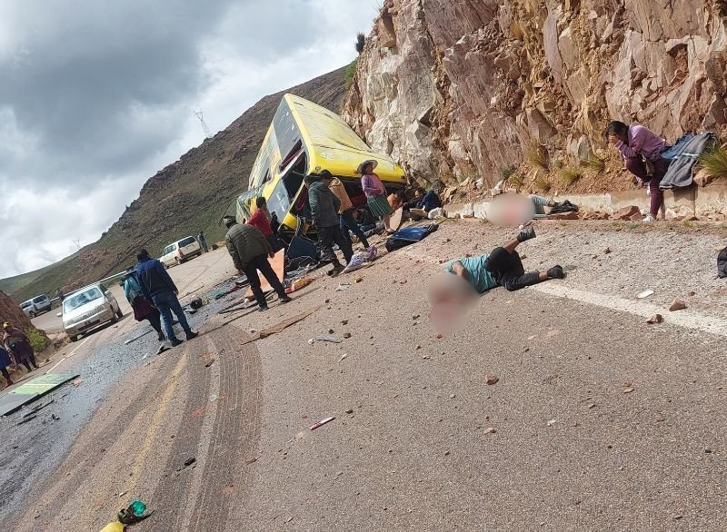 Accidente en ruta Potosí – Sucre