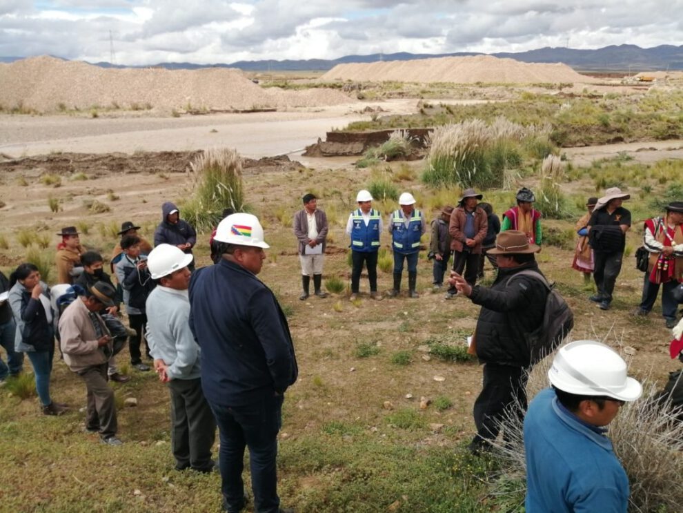 Desborde del río Paria y acciones de gestión en Oruro