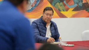 Luis Arce avión presidencial en medio de crisis económica