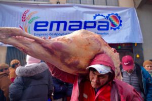 Venta de carne de res en Emapa