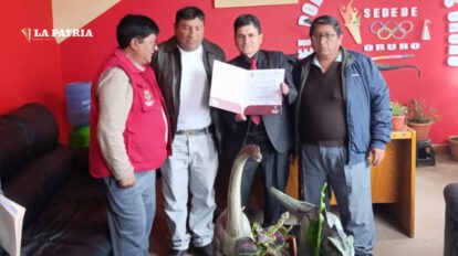 Nueva directiva del automovilismo orureño encabezada por Josué Vidal