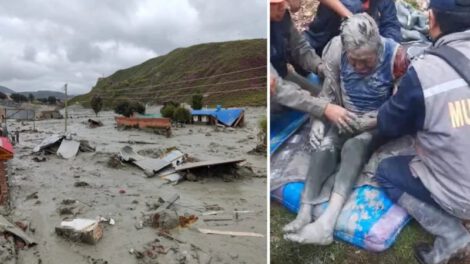 Mazamorra en Llallagua afecta a familias y deja desaparecidos