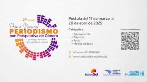 Premio Nacional de Periodismo con Perspectiva de Género 2025