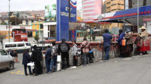 Crisis de combustible en Bolivia