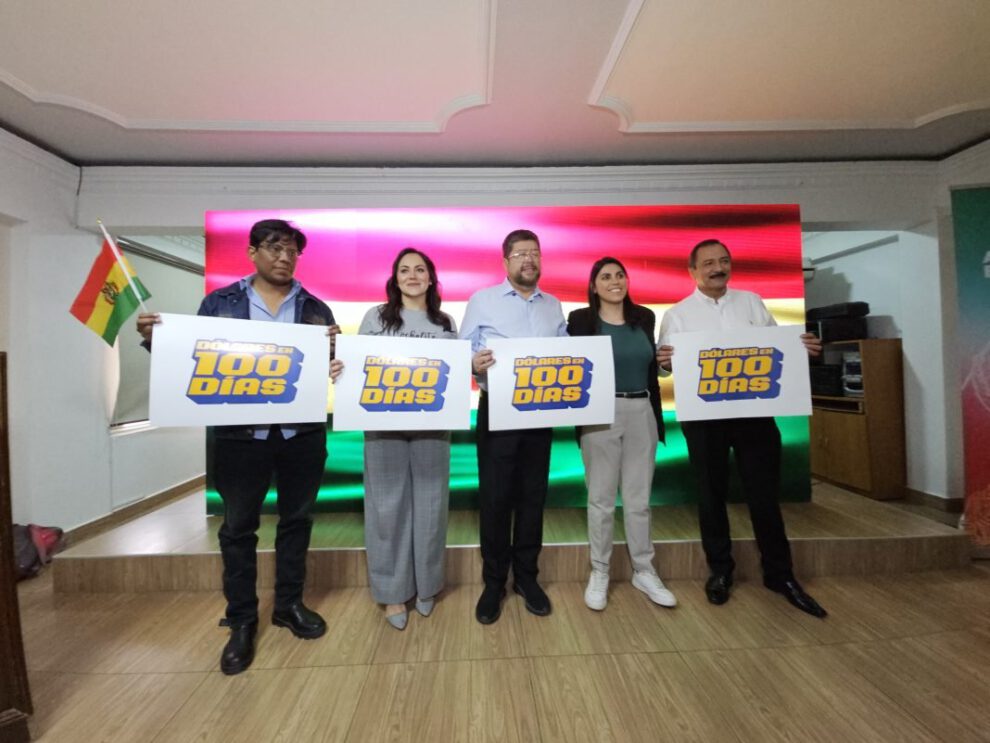 Parlamentarios de Comunidad Ciudadana respaldan a Samuel Doria Medina