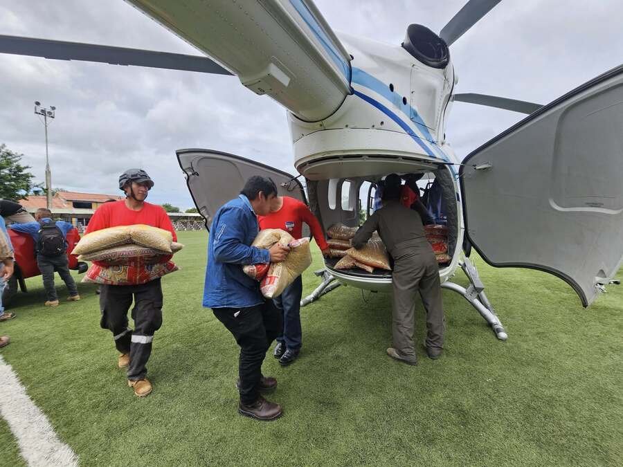 Ayuda humanitaria Villamontes tras desborde del río Pilcomayo