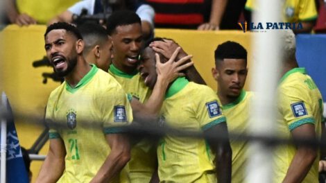 Vinícius Júnior anotó el gol del triunfo para Brasil