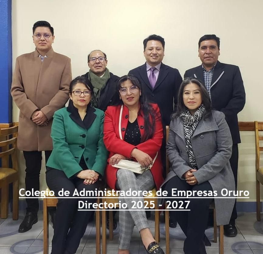Nuevo Directorio del Colegio de Administradores de Oruro