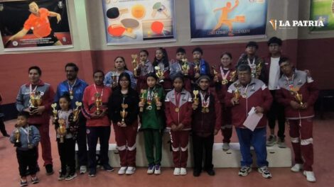 Tenis de mesa Oruro cierra temporada 2024 con la premiación a sus campeones