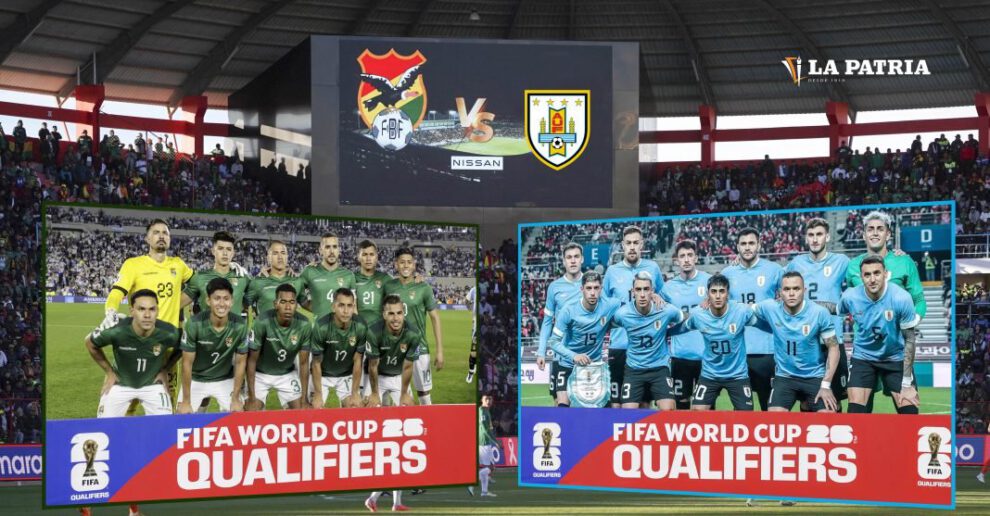 Bolivia defiende su puesto en el repechaje ante Uruguay