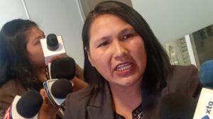 La diputada Elena Pachacute critica al gobierno de Luis Arce por los 1.500 millones de dólares en créditos no desembolsados