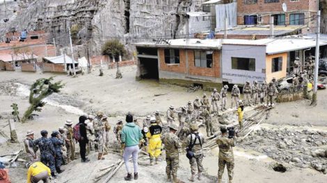 Bajo Llojeta inhabitable tras deslizamiento