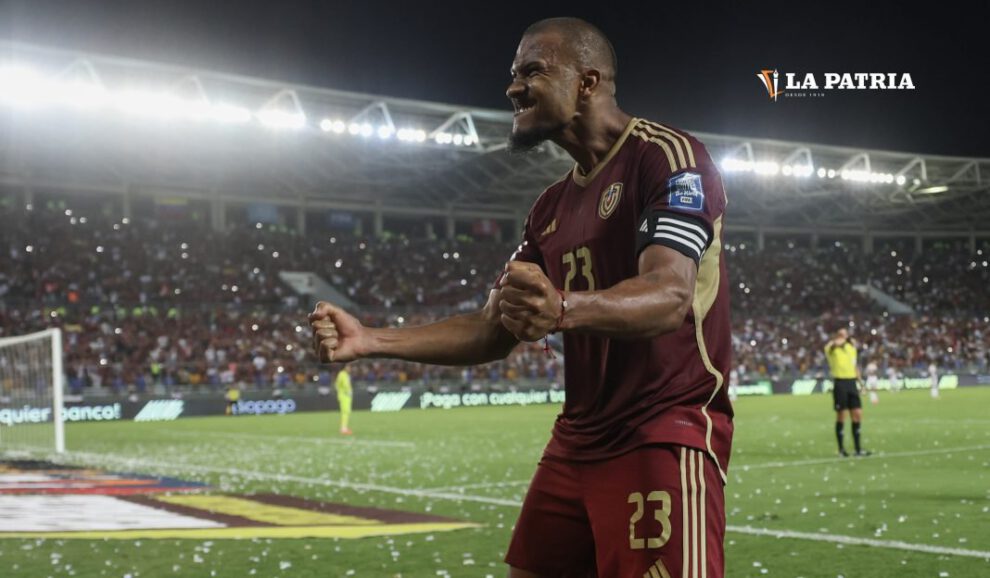 Venezuela en puesto de repesca tras gol de Salomón Rondón