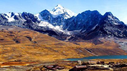 Deshielo del Huayna Potosí en Bolivia