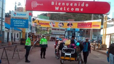 Crisis económica en Bolivia y controles fronterizos en Perú