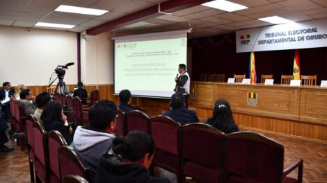 Nueva delimitación de circunscripciones en Oruro