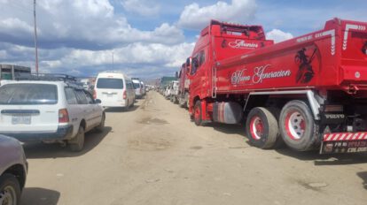 paro nacional por falta de combustible
