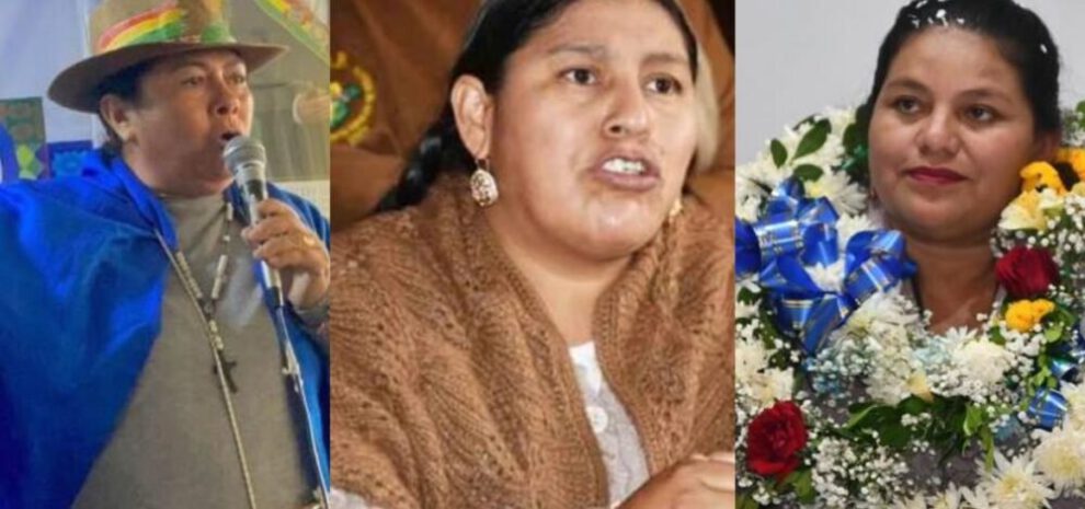 Tres mujeres emergen como precandidatas a vicepresidencia del MAS