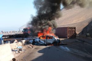 Accidente en Chile provocado por un boliviano