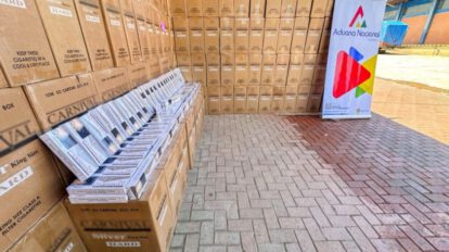 Camión con cigarrillos interceptado en Oruro