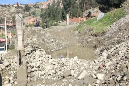 Desborde del río Canchis en Callapa tras lluvias intensas