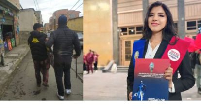 Detención de Álvaro V. tras la muerte de la periodista Nadia Apaza