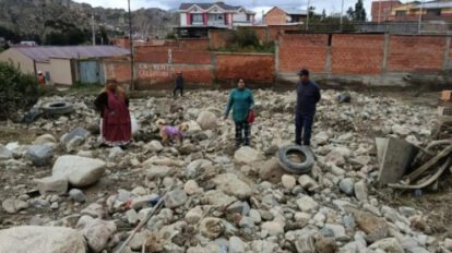Alerta roja en Callapa por riesgo de deslizamientos
