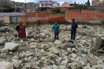 Alerta roja en Callapa por riesgo de deslizamientos