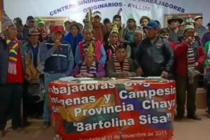 Candidatura presidencial Del Castillo proclamada por militantes del MAS