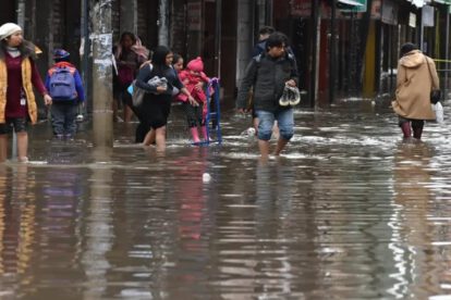Intensas lluvias en Bolivia afectan a más de 452 mil familias