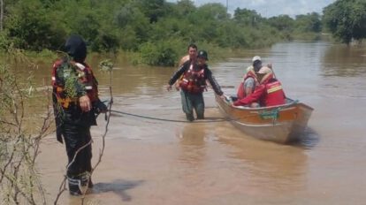 Crecida de ríos en Santa Cruz