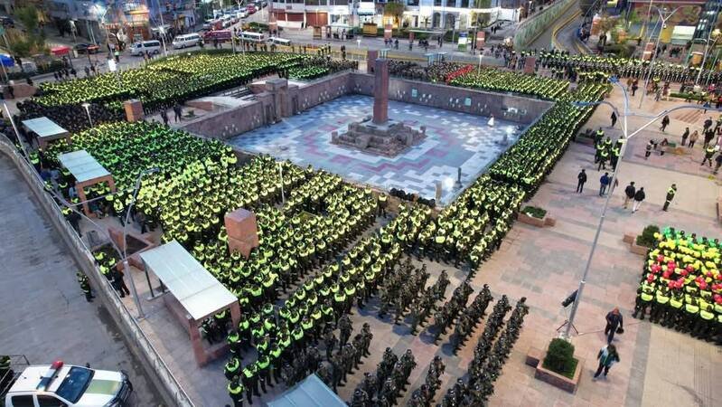 Operación 200 para fortalecer la seguridad ciudadana en Bolivia