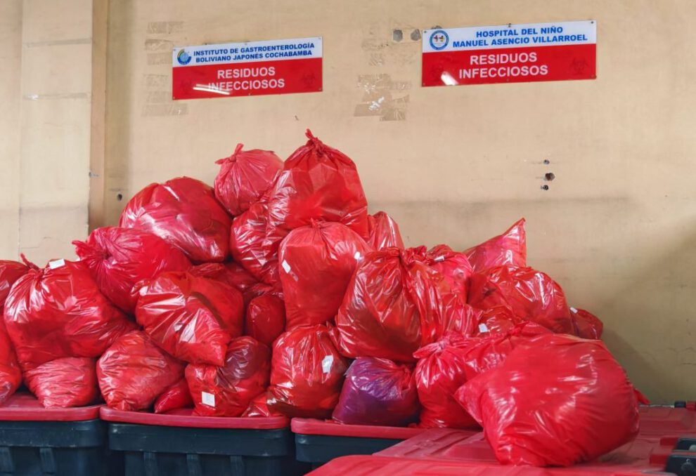Colapso de residuos en hospitales en Cochabamba