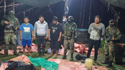 Operativo antidrogas en Villa Tunari