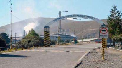 Protesta de mineros de Huanuni por acuerdo con la Metalúrgica Vinto