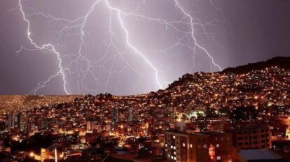 Alerta de tormenta eléctrica en La Paz