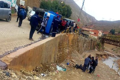 Accidente laboral en la Empresa Minera Huanuni