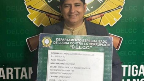 Rolando Cuéllar acusado por desobediencia a resoluciones judiciales