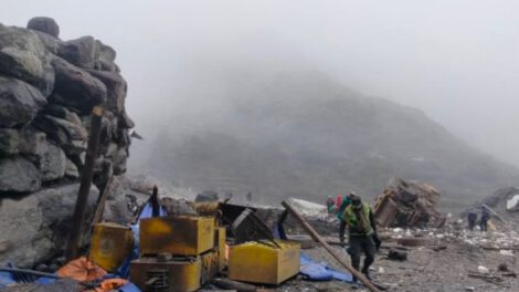 explosión en campamento minero de Sorata